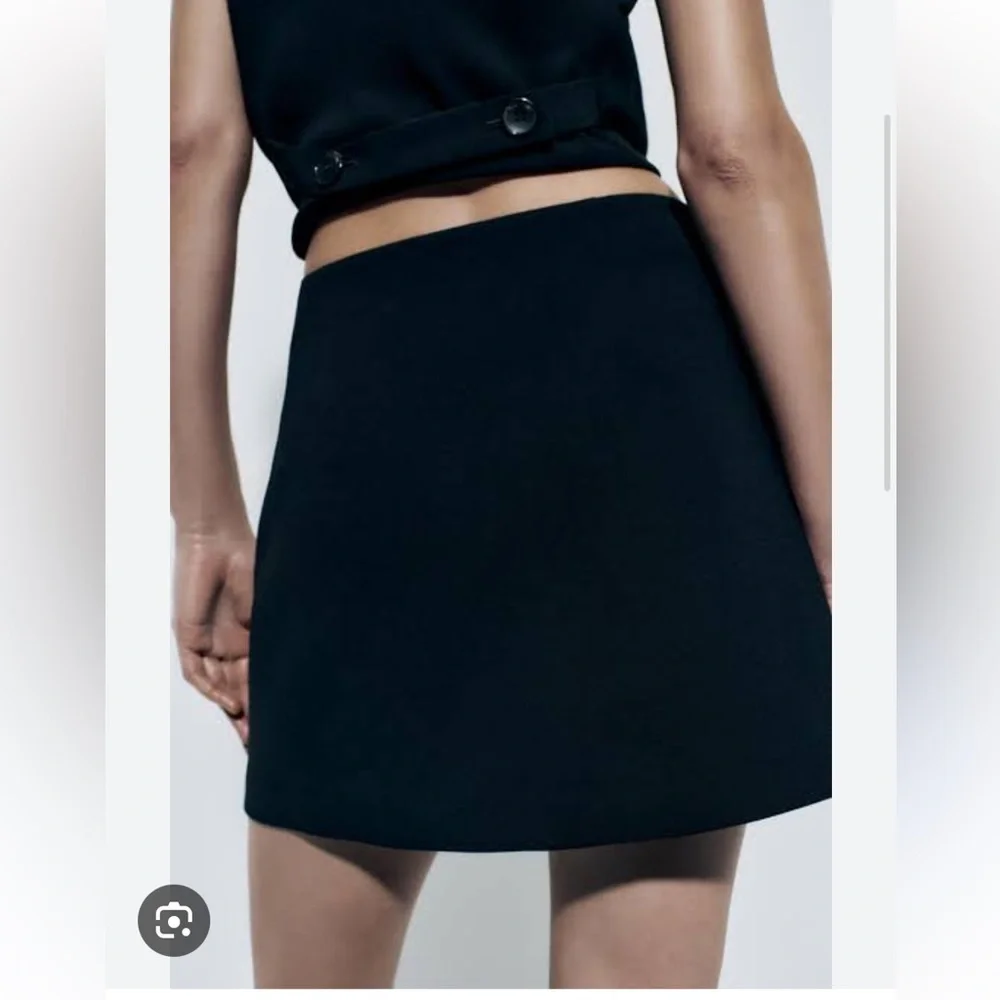 Zara Nwt Stylish black mini  Skirt - Picture 5 of 6